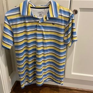 Colorful golf shirt boys